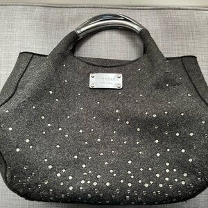 Kate Spade Black Studded Shoulder Bag
